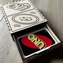 Boite de rangement pour jeux de cartes UNO