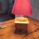 Petite lampe de chevet "Moulin à cafe"