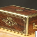 Remplacement de filet  laiton sur ecritoire 19 eme