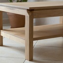 Table basse avec assemblages type "Pierre Chapo"