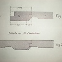 Assemblage bâtis panneau en haut et médailon panneau en bas