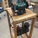 Support mobile double : perceuse et meule