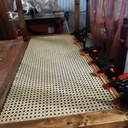 Pose de la moelle autour du cannage