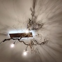 Suspension noisetier tortueux et chêne