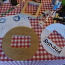 Cadre photo enfant espace étoiles