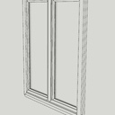 Porte/Fenêtre 66*60 4/16/4