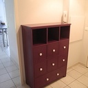 Meuble d'entrée en Valchromat