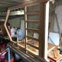 Lit cabane en hêtre lamellé collé