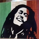Marqueterie Bob Marley