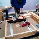 Table pour perceuse à colonne.