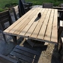 Nouvelle table de jardin