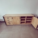 Buffet hévéa multifermetures