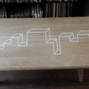 Table basse perspective