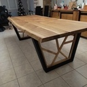 Table salon en chêne