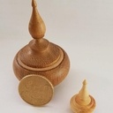 3 petites boites au tour à bois