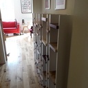 Étagères massif et brillant