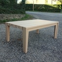 Petite table basse en chêne rouge