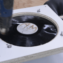 Cadre pour le recyclage de vieux disques en bol!