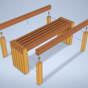 Banc à chaussure type scandinave