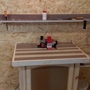 Meuble pour plaqueuse de chants