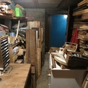 Vue depuis le fond vers la porte