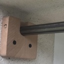 Naissances de tringle, rideau extérieur porte d'entrée