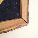 Modeste cadre improvisé