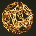 Dodecahedron wood