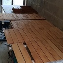 Table basse en cagette