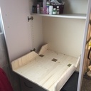 Table à langer rabattable