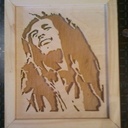 Portrait de bob marley