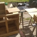 Meuble cuisine sur roulettes