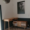 Bureau haut en chêne