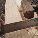 Rabot en bois a coffrer