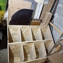 Rack de rangement pour chutes de bois