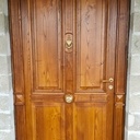 Porte en châtaignier