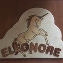 Plaque de porte Licorne