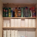 Meuble WC "cache trappe"