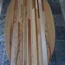 Table basse ovale