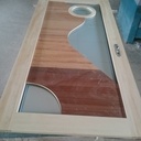 Porte d'entrée Bois-Métal