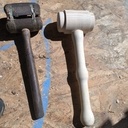 Maillet ferronnier : avant après