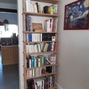 Bibliothèque en hêtre - reconfiguration