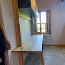 Bureau Frêne et Valchromat.