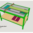 TABLE pour scie circulaire et défonceuse Version 2