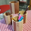 Pots à crayons à 12 cotés (cadeaux de noël)