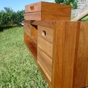 Une console suspendue dans la SDB