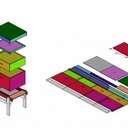 Ruche Dadant - éclaté