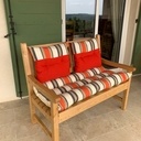 Banc en châtaignier