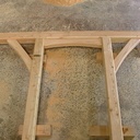 Une charpente de terrasse couverte en mélèze