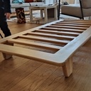 Lit de transition simple en hêtre pour enfant